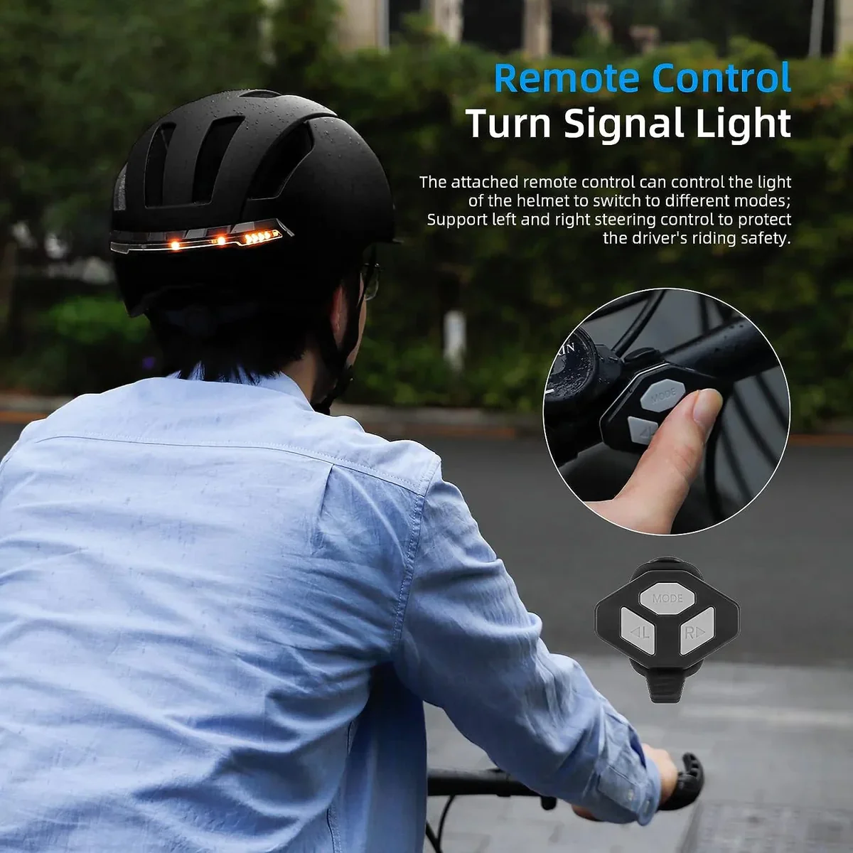 Cycling Smart Helmet with LED Light - Image 5