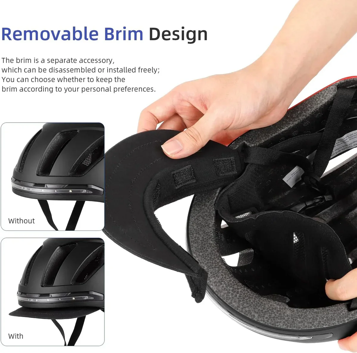 Cycling Smart Helmet with LED Light - Image 6