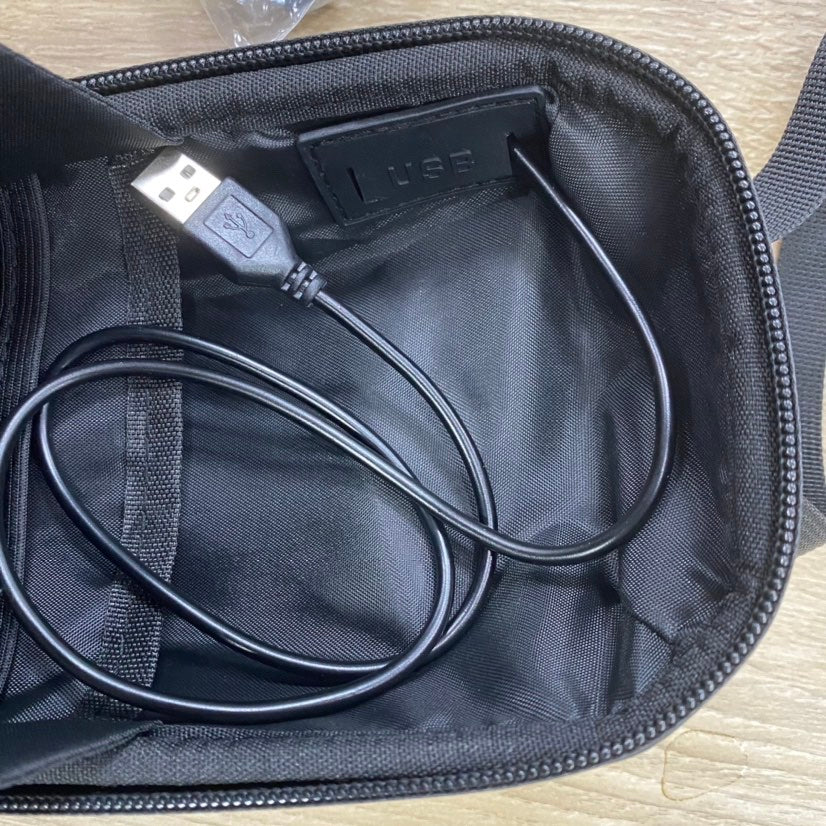 EVA Hard Shell USB Handlebar Bag with Carry Handle - Image 3