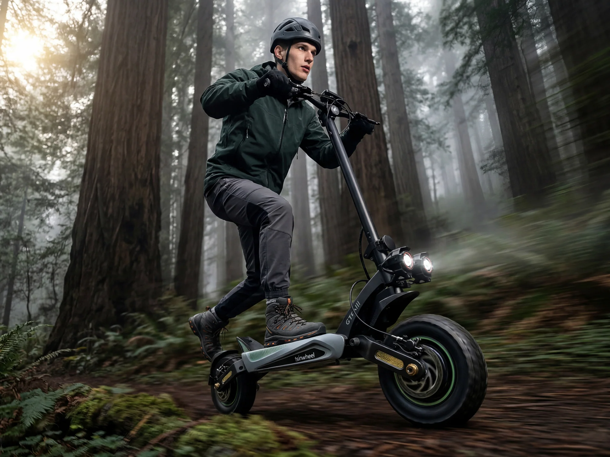 GT4 2400W Dual Motor Off-Road Electric Scooter - Image 5
