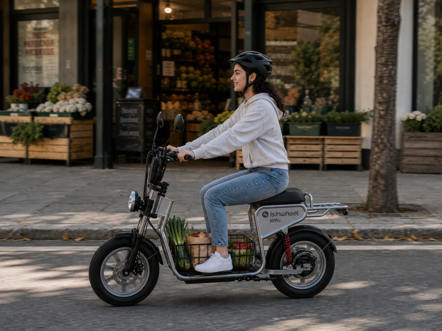 isinwheel H7Pro High-End Commuting Electric Scooter with Seat - Image 4