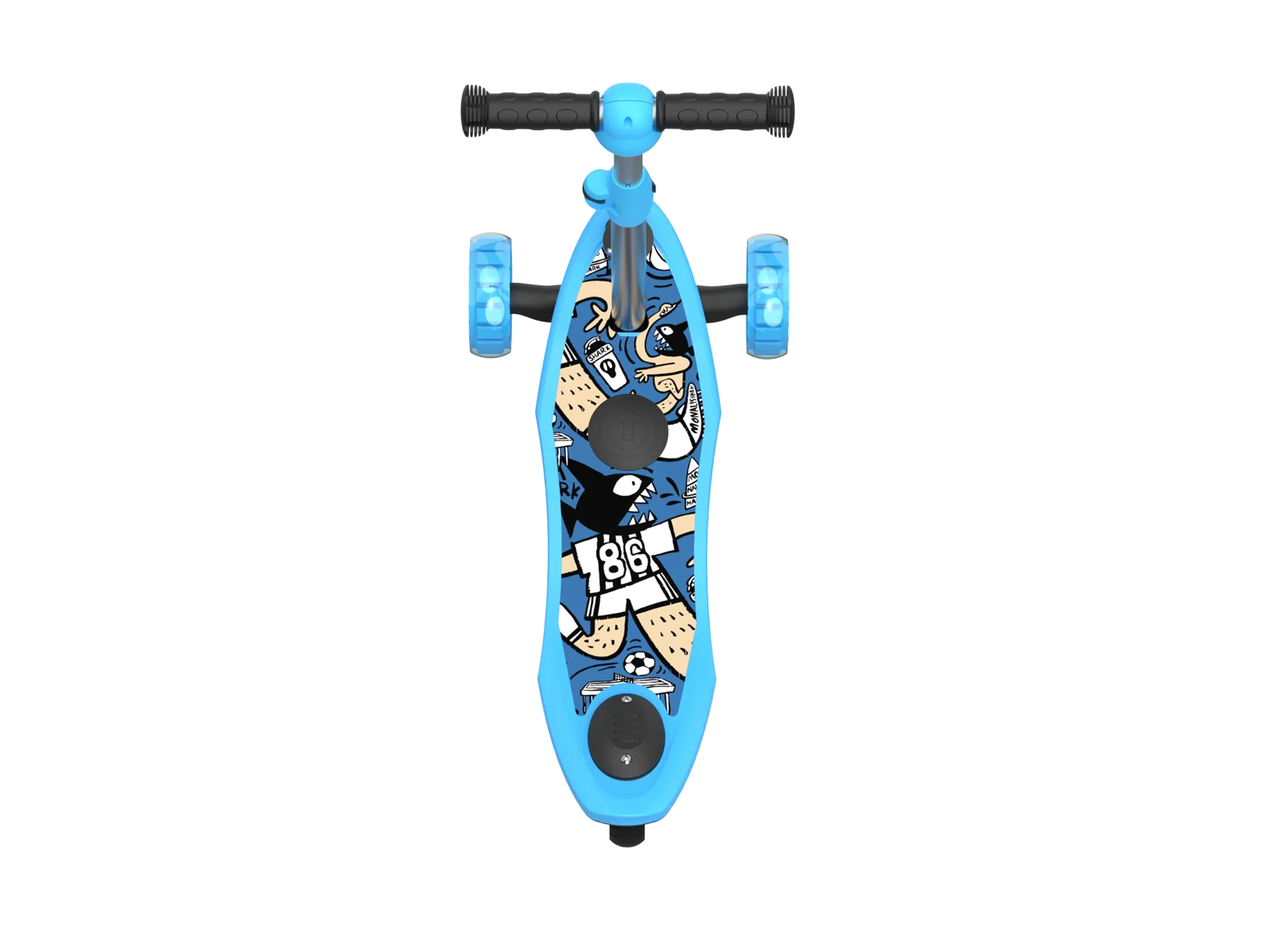 isinwheel Long Range 3 Wheel Kids Electric Scooter - Image 9