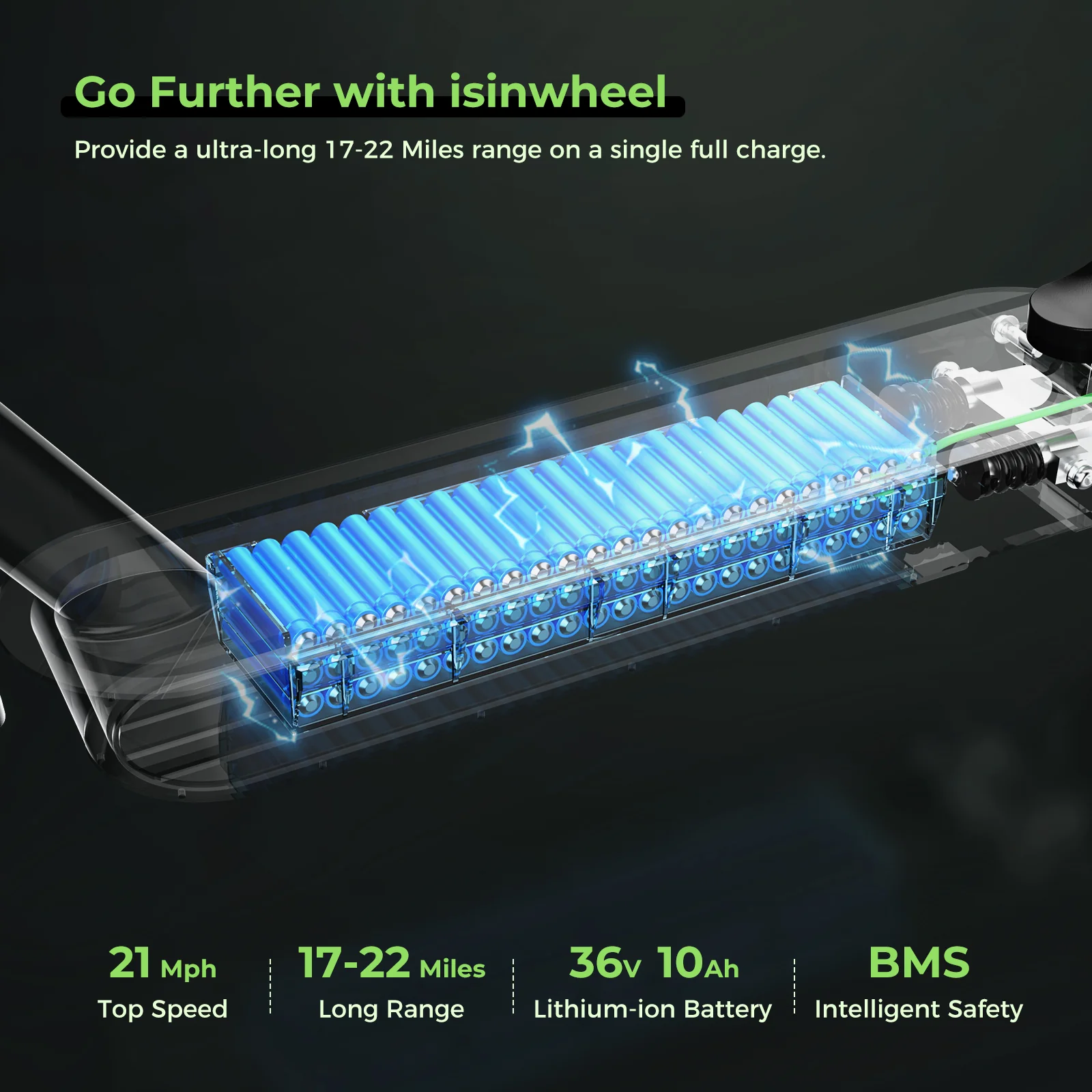 isinwheel S9 Series Electric Scooter - Image 13