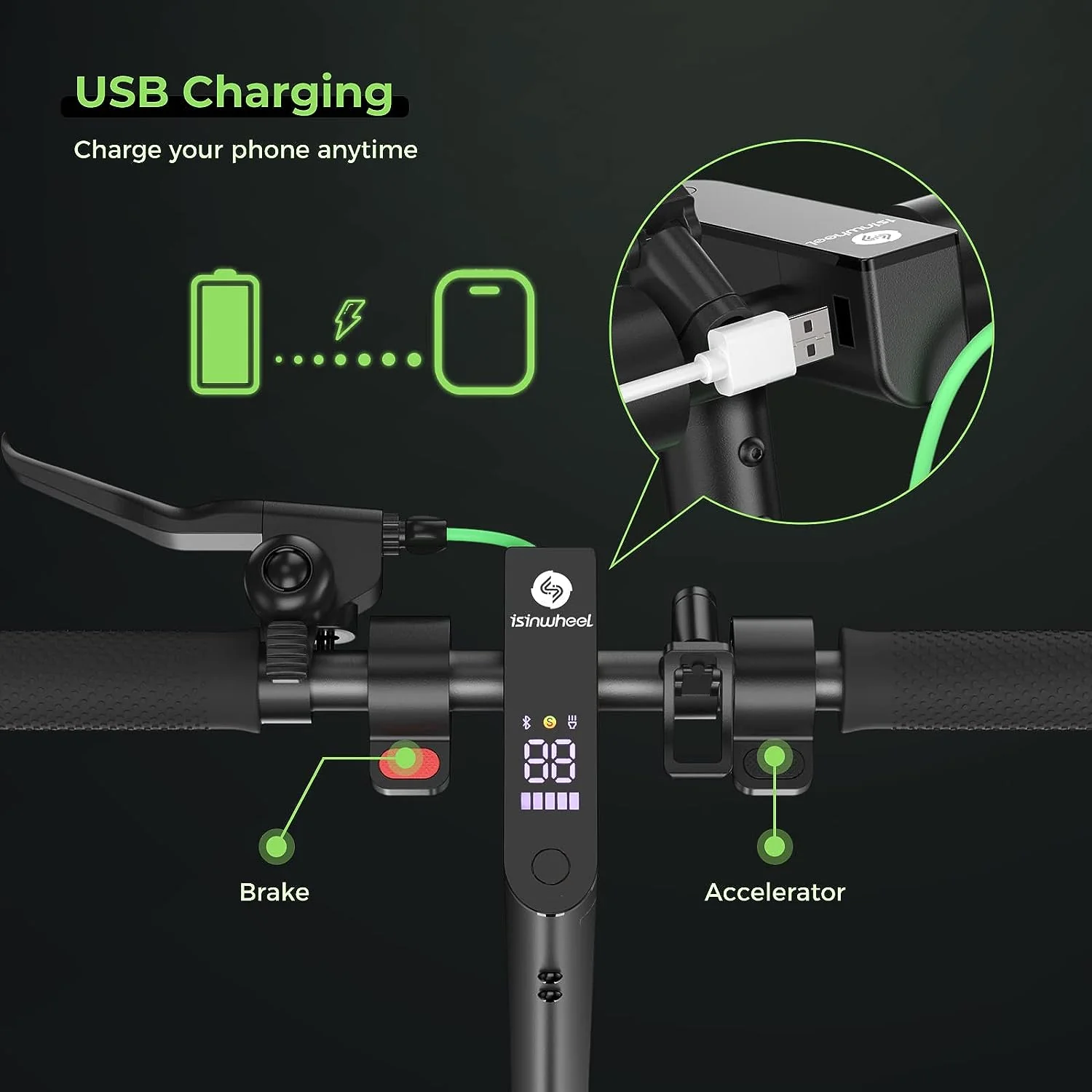 isinwheel S9 Series Electric Scooter - Image 14