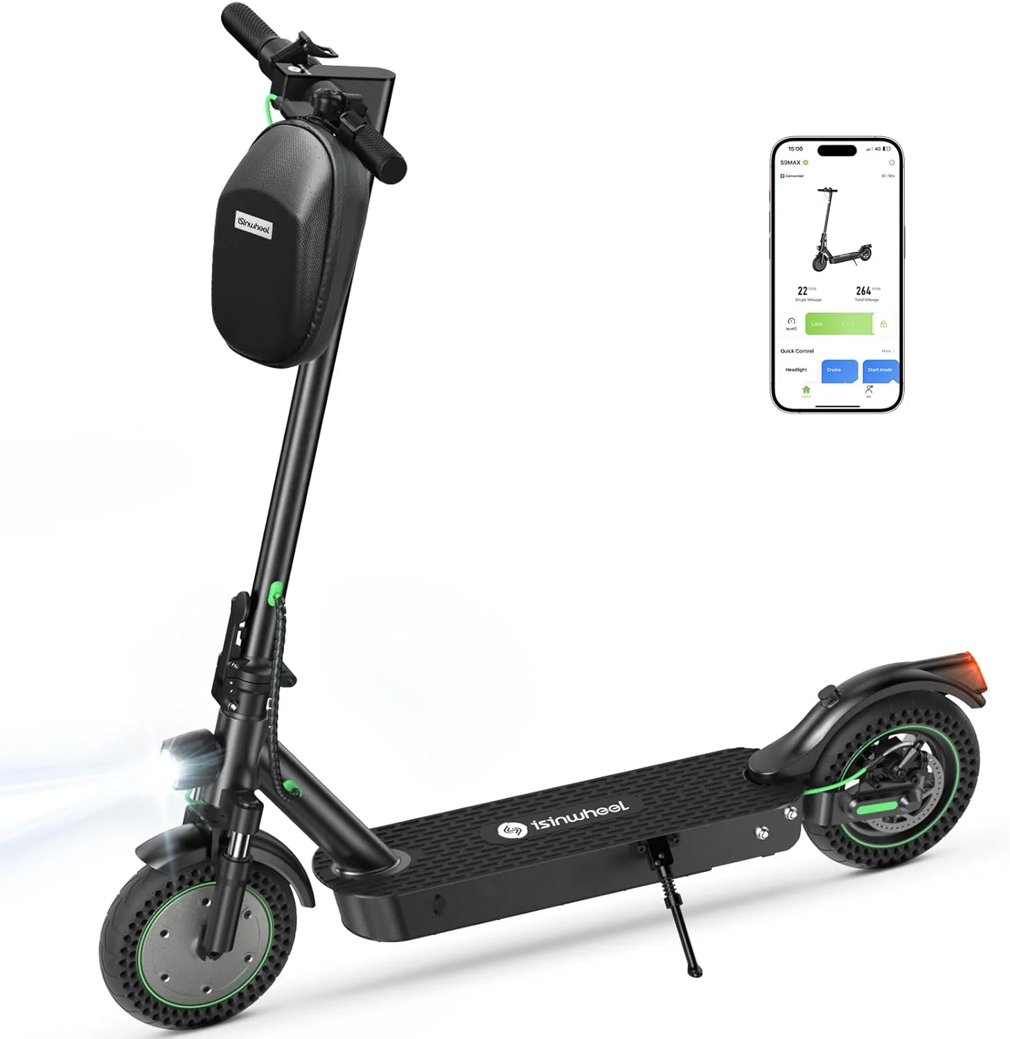 isinwheel S9Max 500W Upgraded Electric Scooter - Image 11