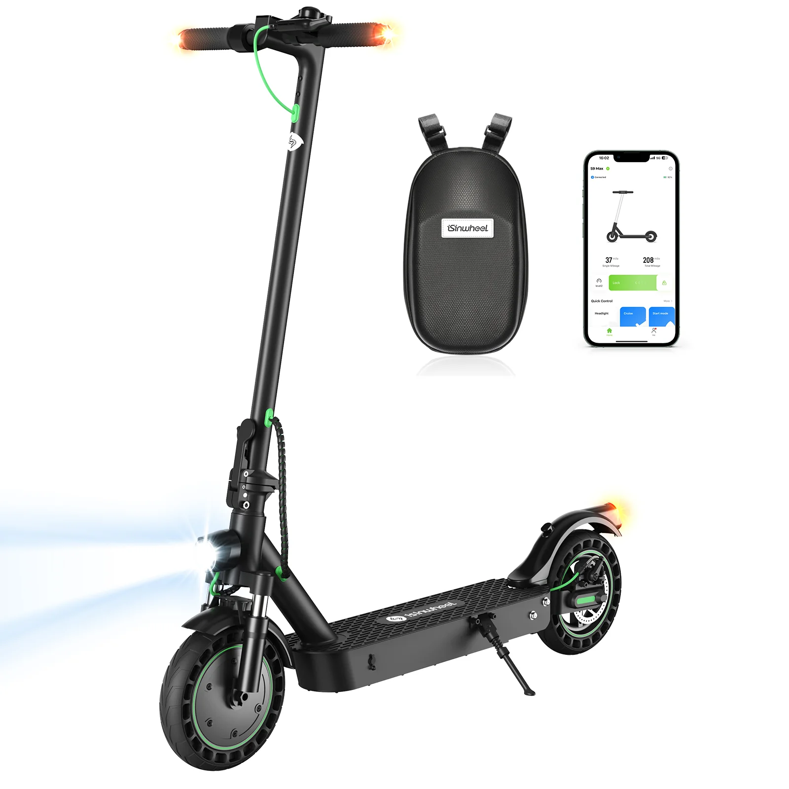 isinwheel S9Max 500W Upgraded Electric Scooter - Image 17