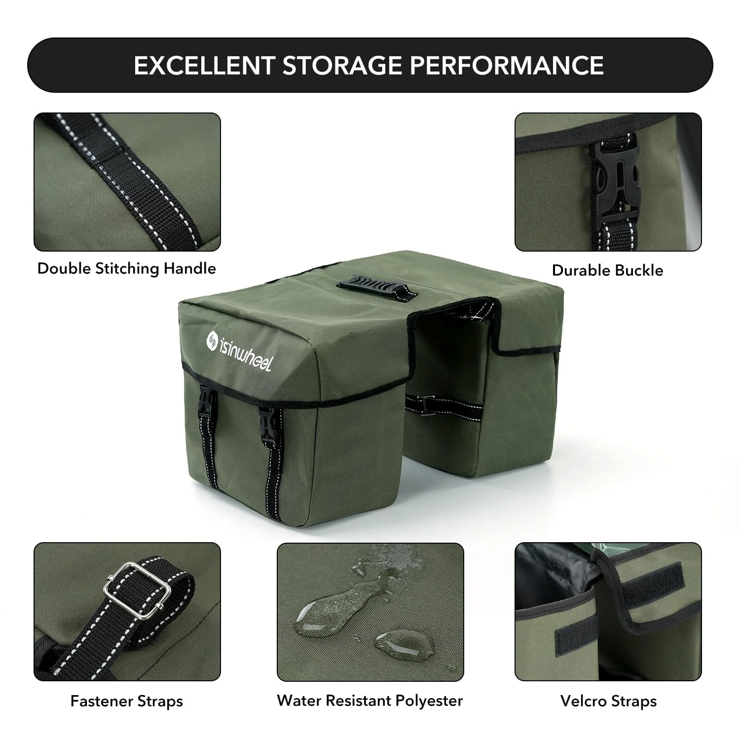 Bike Rack Pannier Bag - Image 3