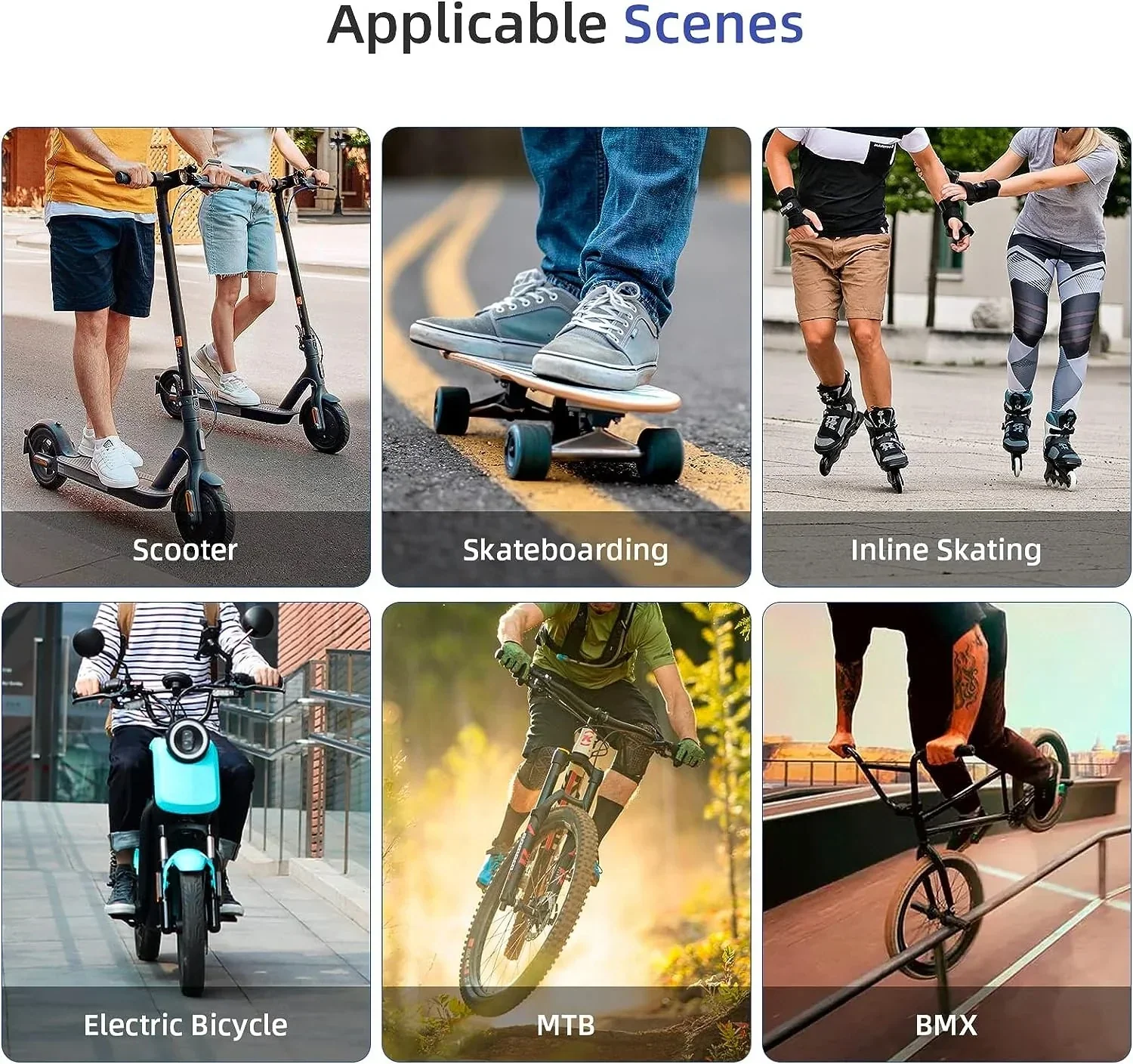 isinwheel Electric Scooter Helmet with LED Light - Image 6