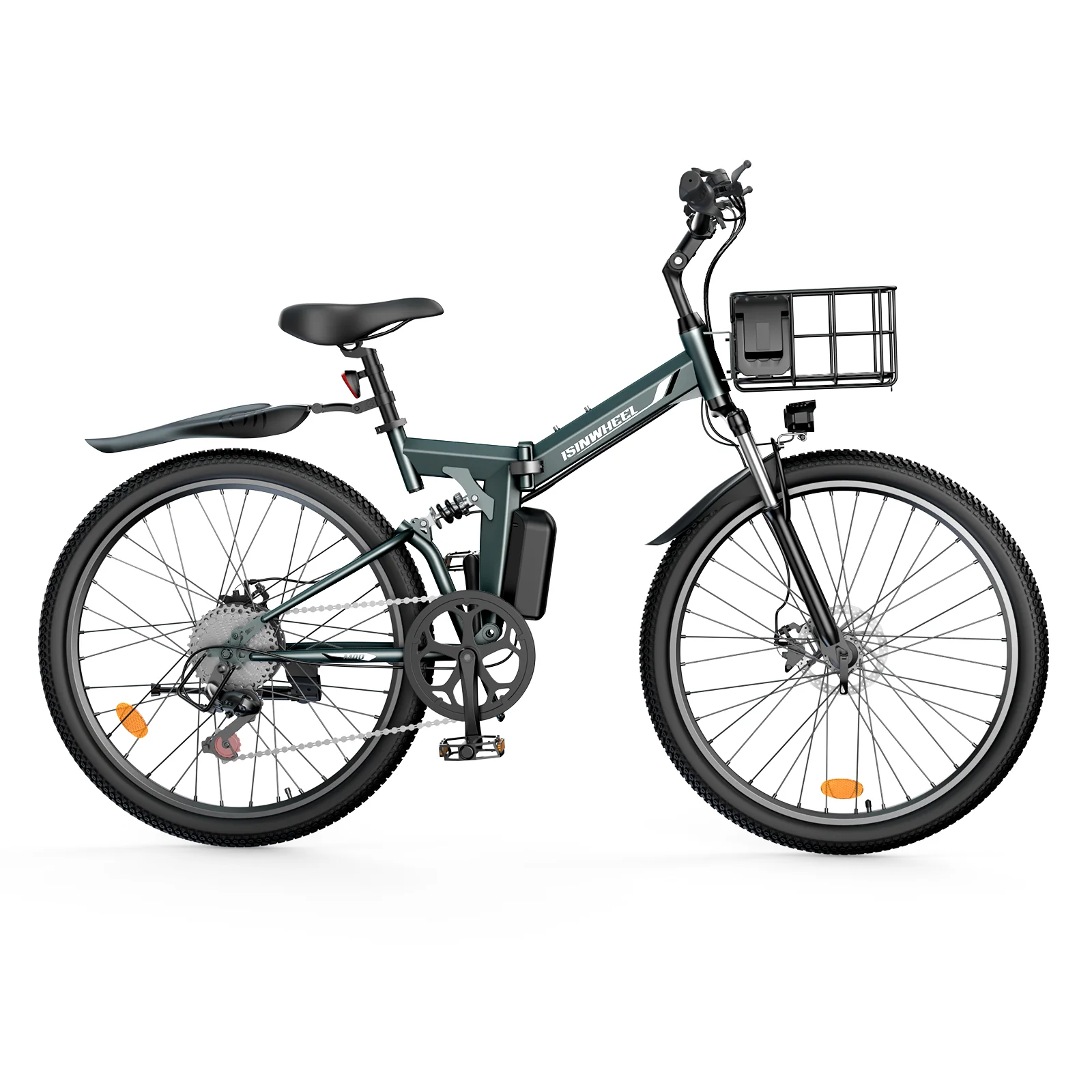 isinwheel M40 Folding Electric Bike with Basket - AU - Image 17