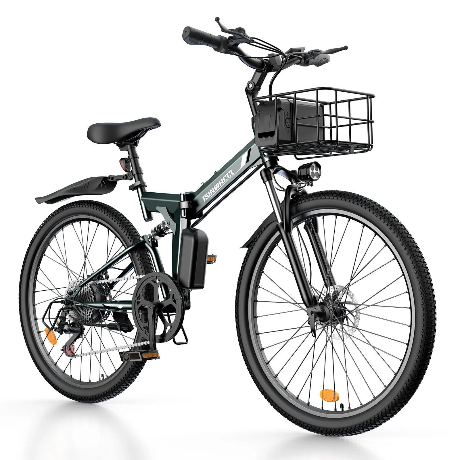 isinwheel M40 Folding Electric Bike with Basket - AU - Image 19
