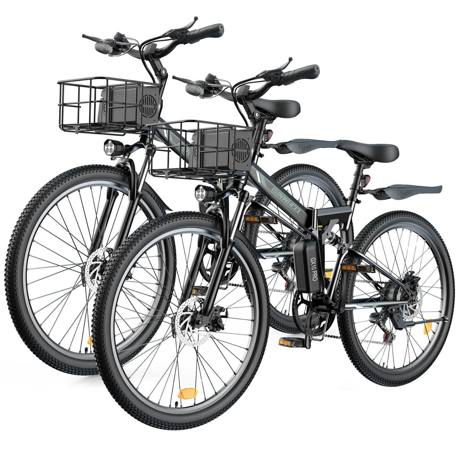 isinwheel M40 Folding Electric Bike with Basket - AU - Image 23