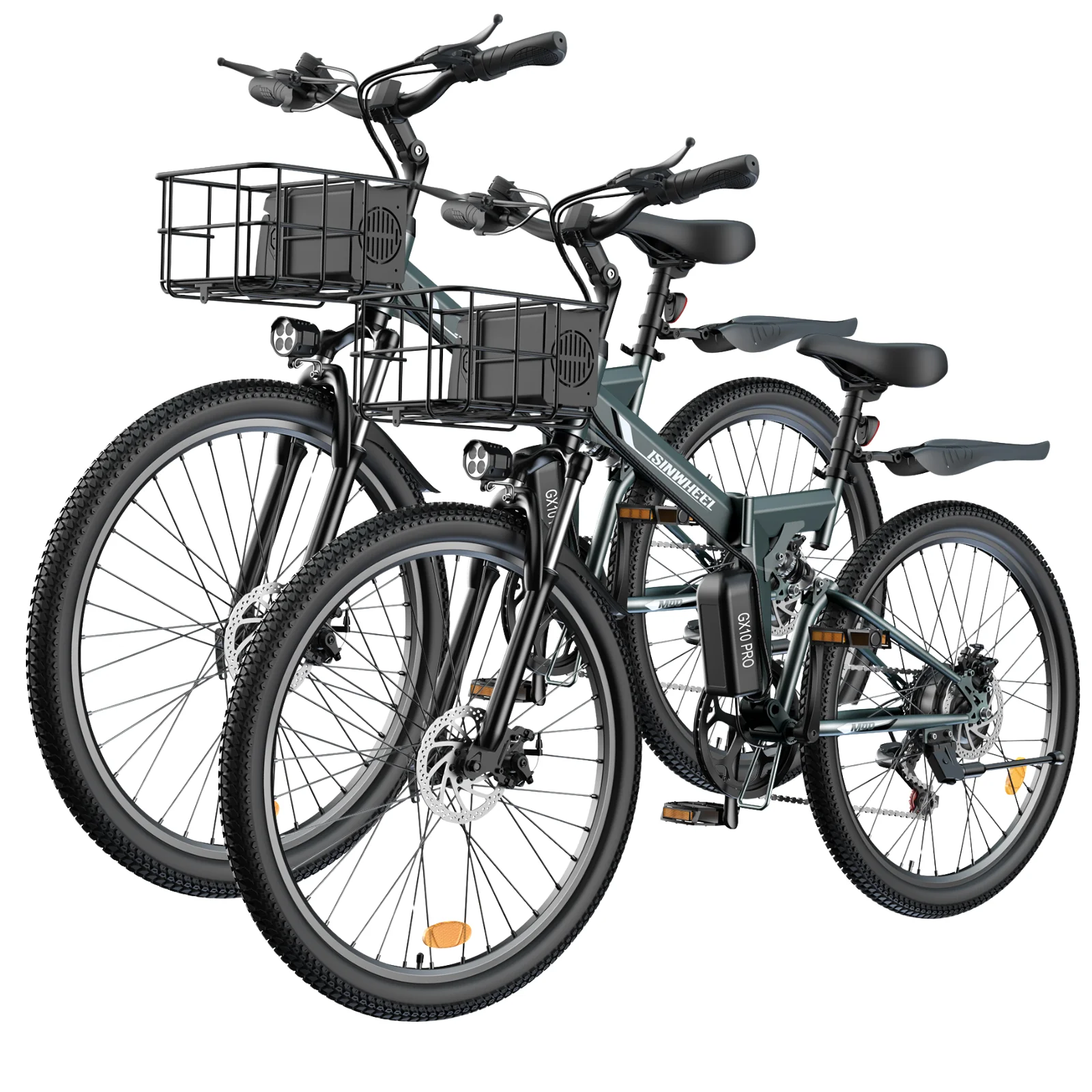 isinwheel M40 Folding Electric Bike with Basket - AU - Image 24