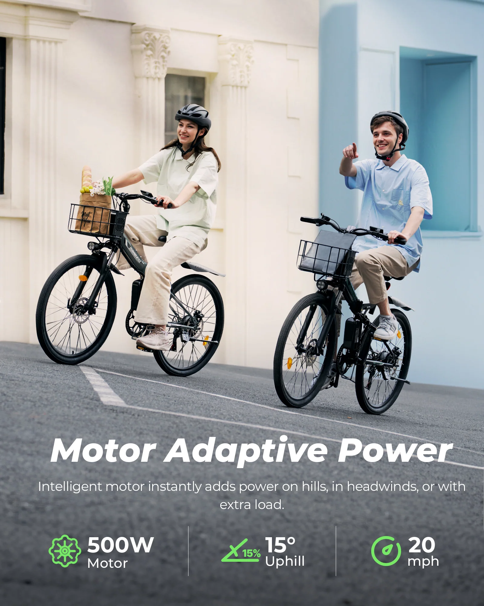 isinwheel M40 Folding Electric Bike with Basket - AU - Image 6