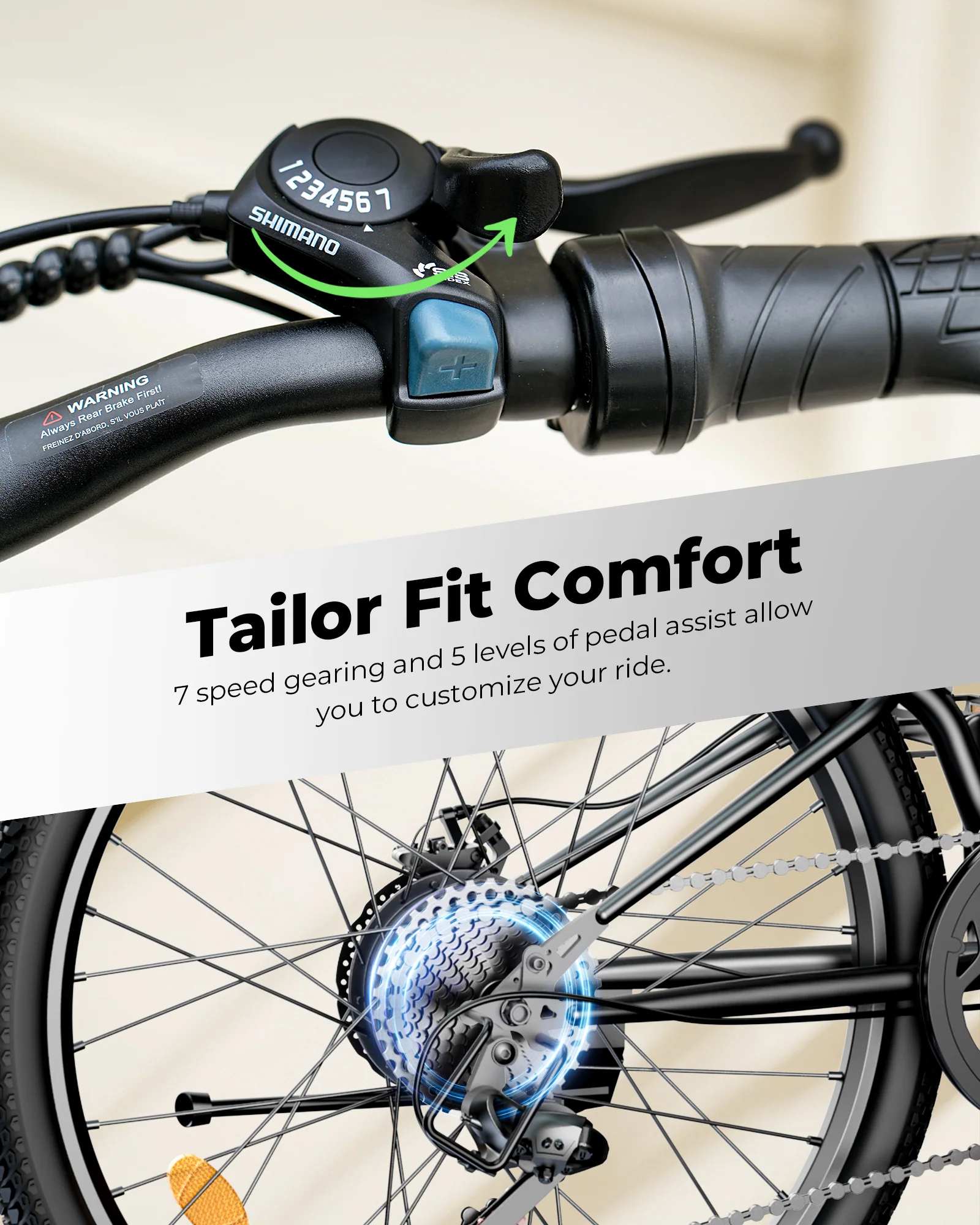 isinwheel M40 Folding Electric Bike with Basket - AU - Image 7