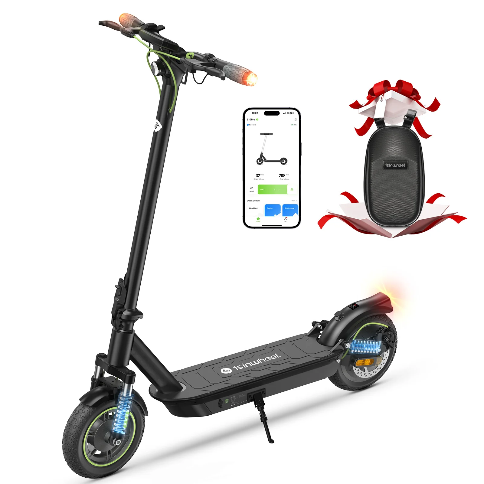 isinwheel S10Pro 800W Commuting Electric Scooter - Image 11