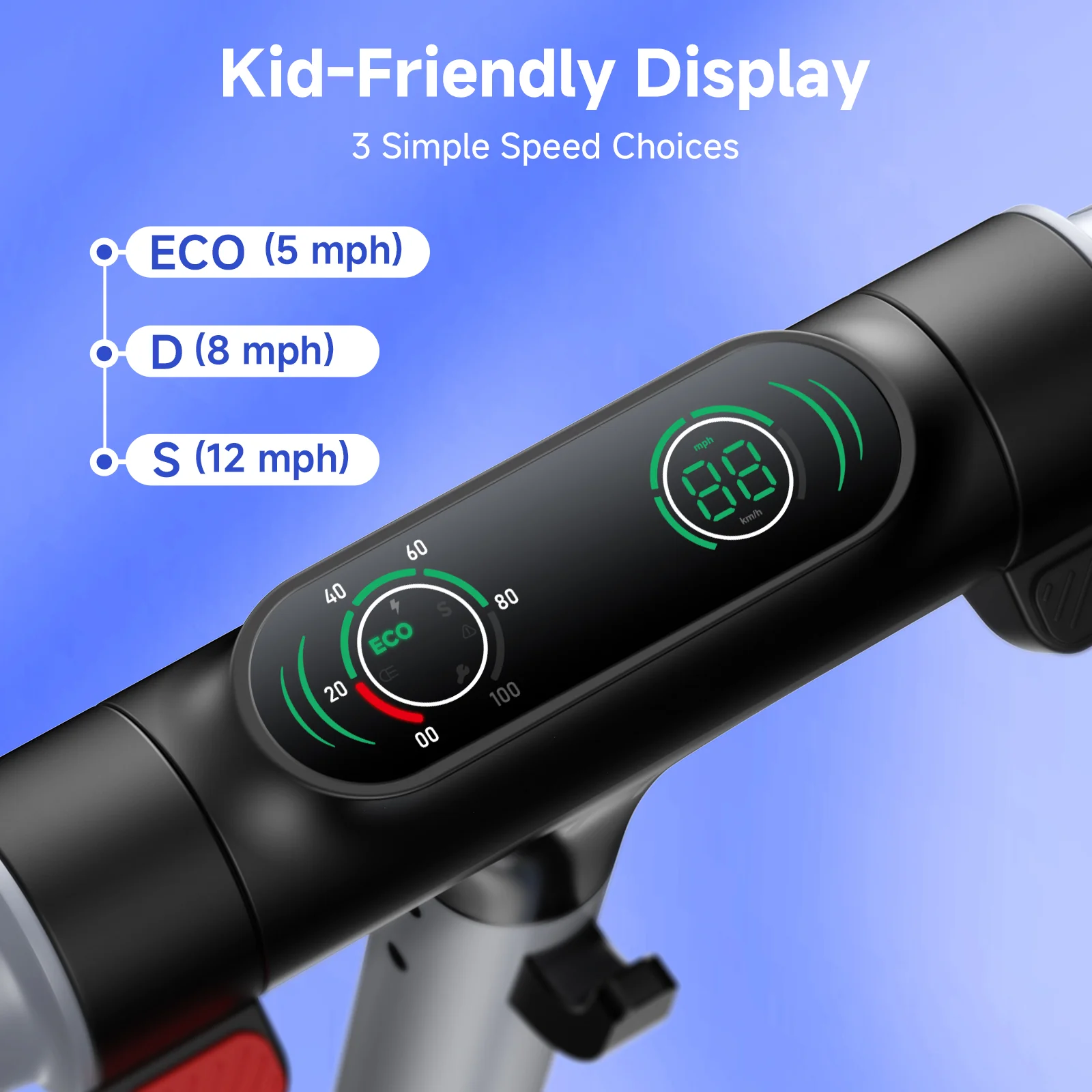 isinwheel S4 Electric Scooter for Kids Ages 6-14 - Image 10