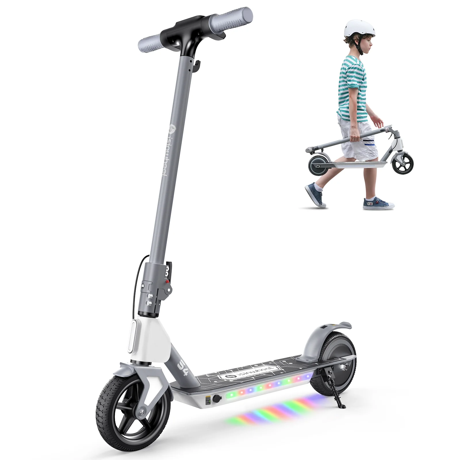 isinwheel S4 Electric Scooter for Kids Ages 6-14 - Image 6