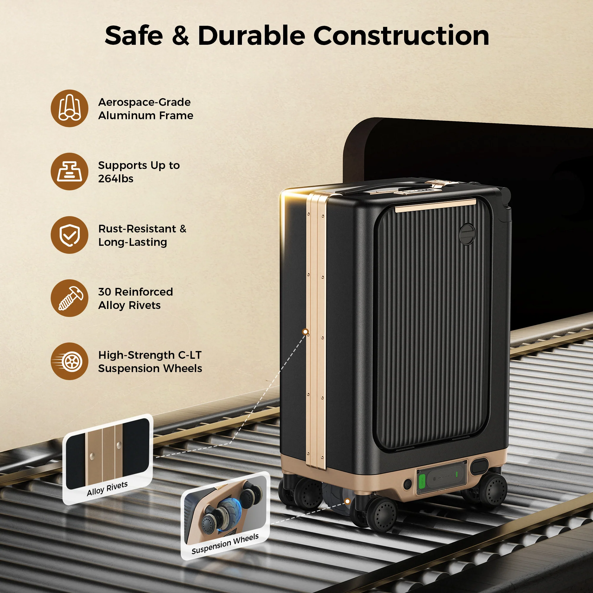 isinwheel Smart Rideable Luggage - Image 16