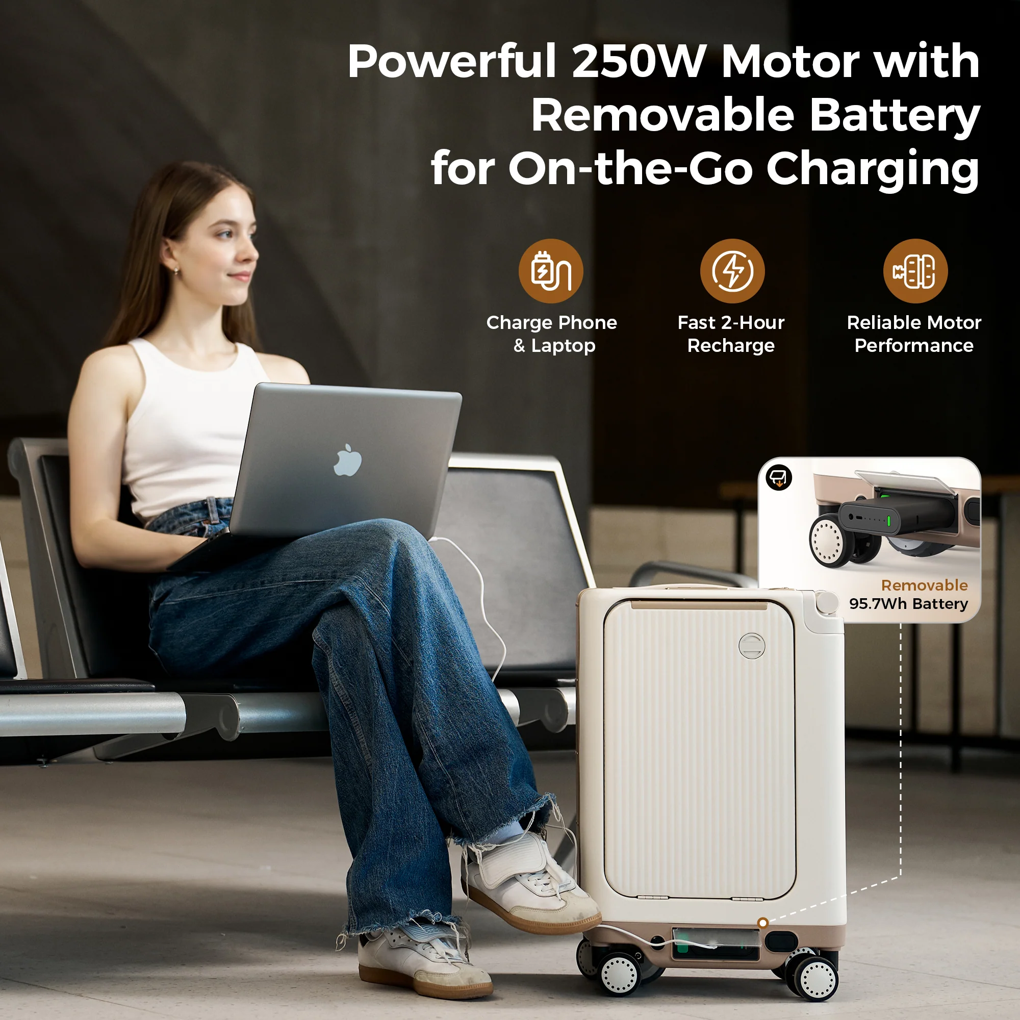 isinwheel Smart Rideable Luggage - Image 7