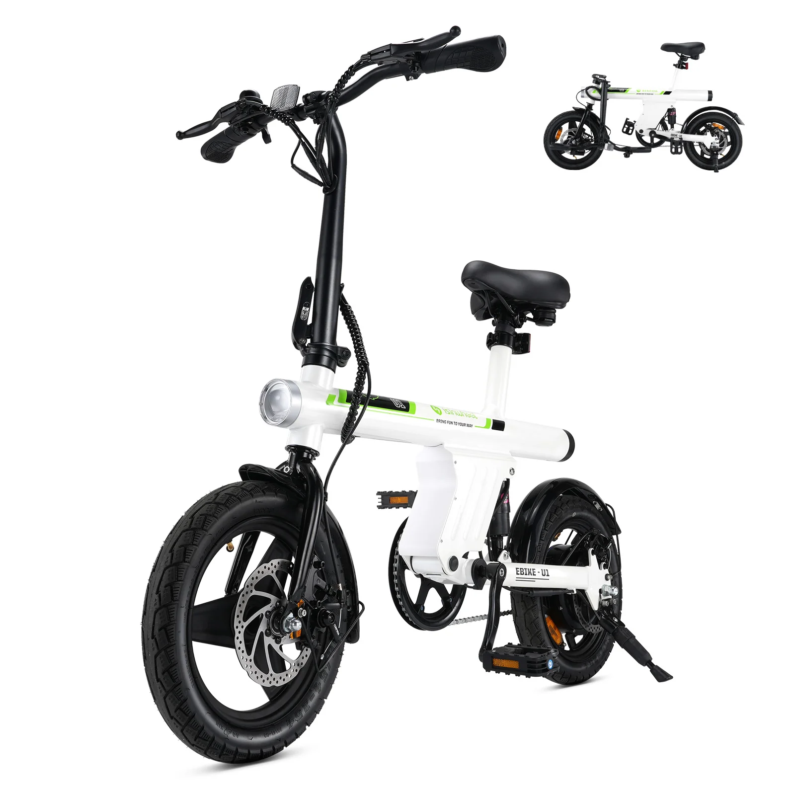 isinwheel U1 Folding Electric Bike - AU