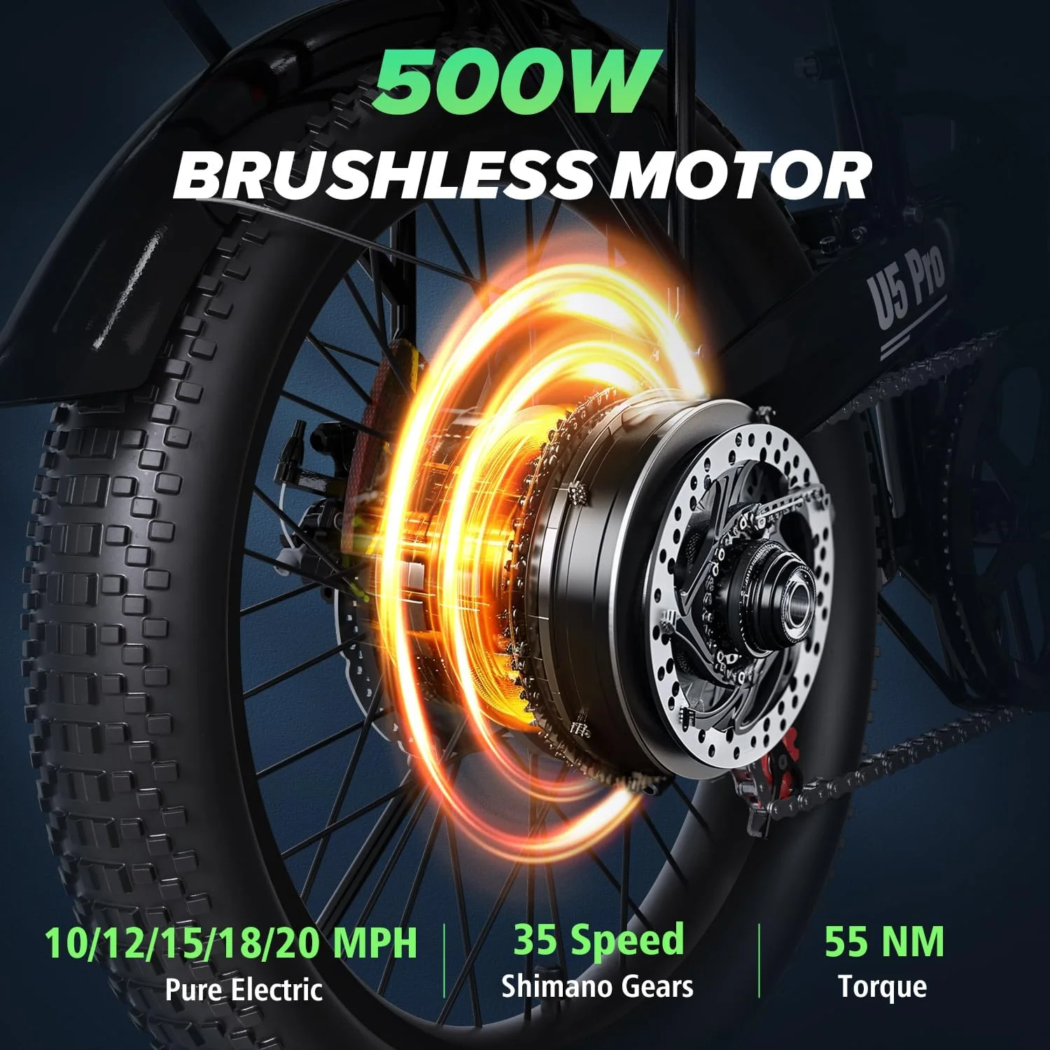 isinwheel U5 Pro Folding Electric Bike AU - Image 2