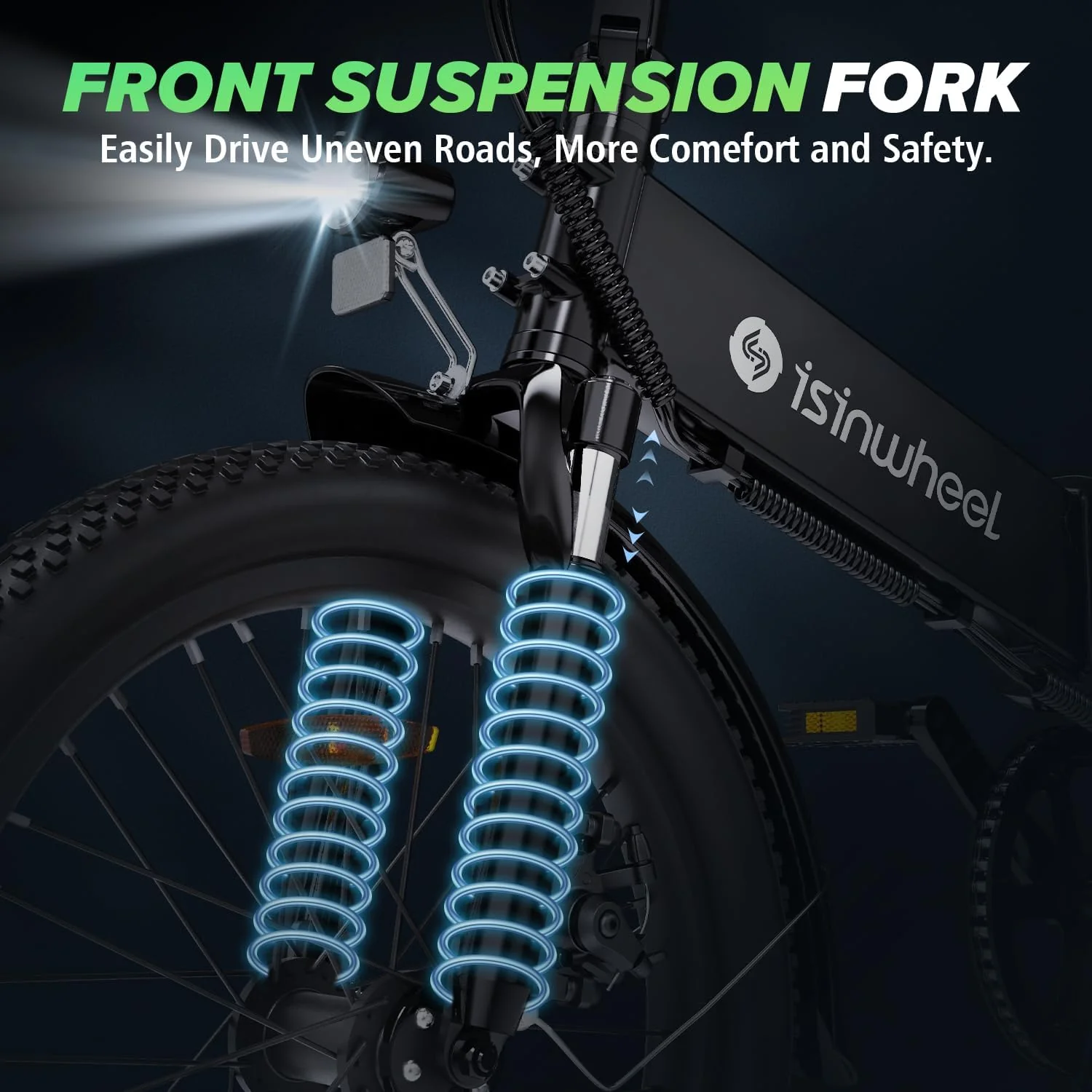 isinwheel U5 Pro Folding Electric Bike AU - Image 4