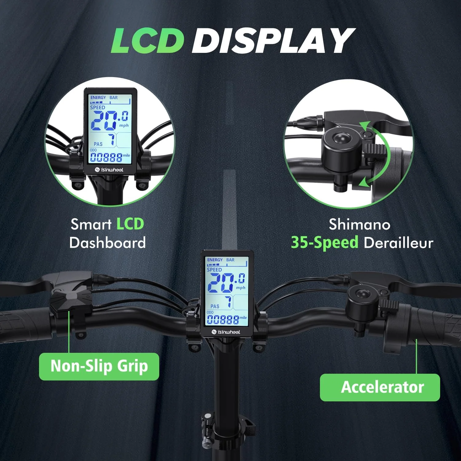 isinwheel U5 Pro Folding Electric Bike AU - Image 5