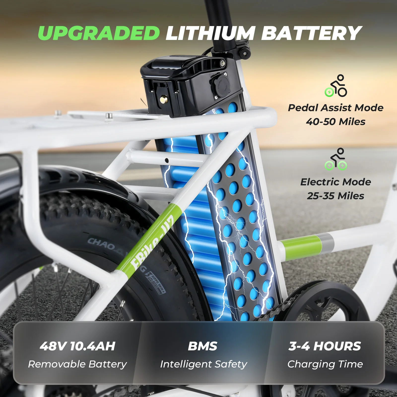 isinwheel U7 500W Cargo Bike - Image 4