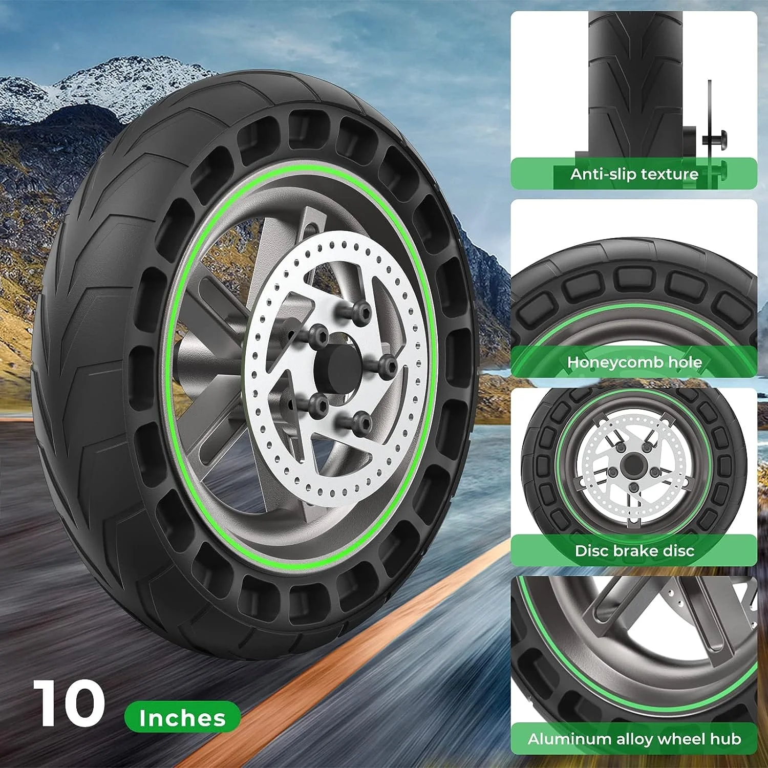 Rear Wheel Replacement for S9 MAX Electric Scooter - Image 3