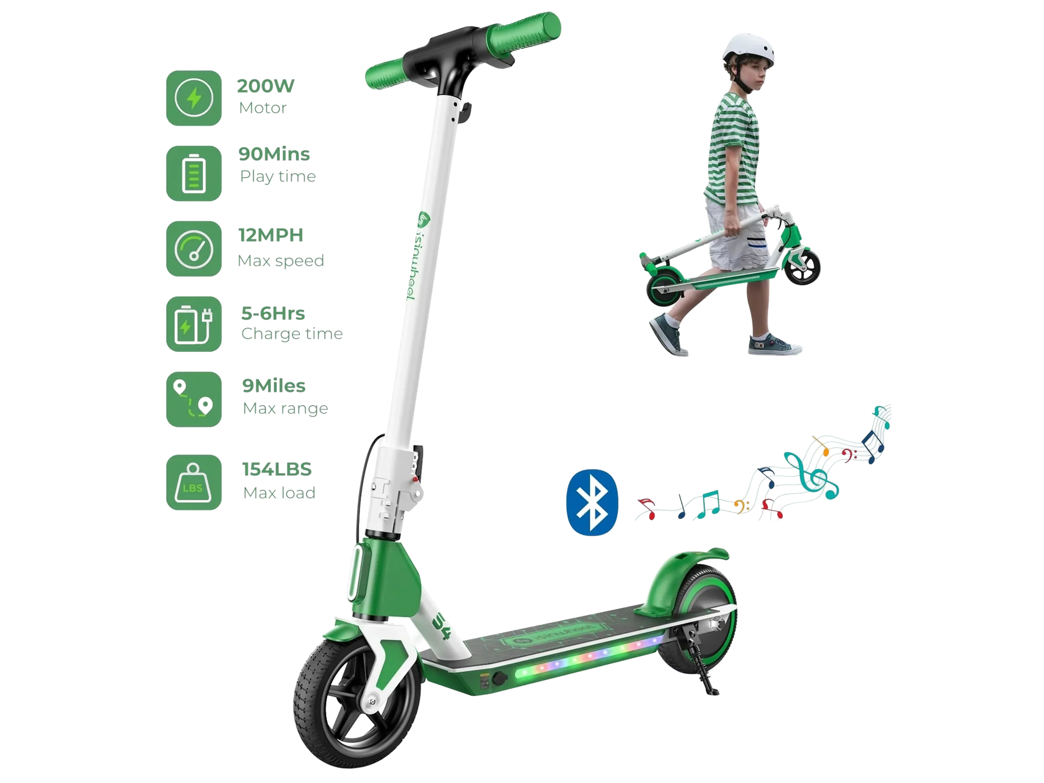 S4 Electric Scooter for Kids Ages 6-14 - Image 4